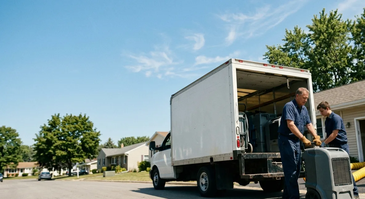 Water Damage Cleanup in Castleton, IL near me